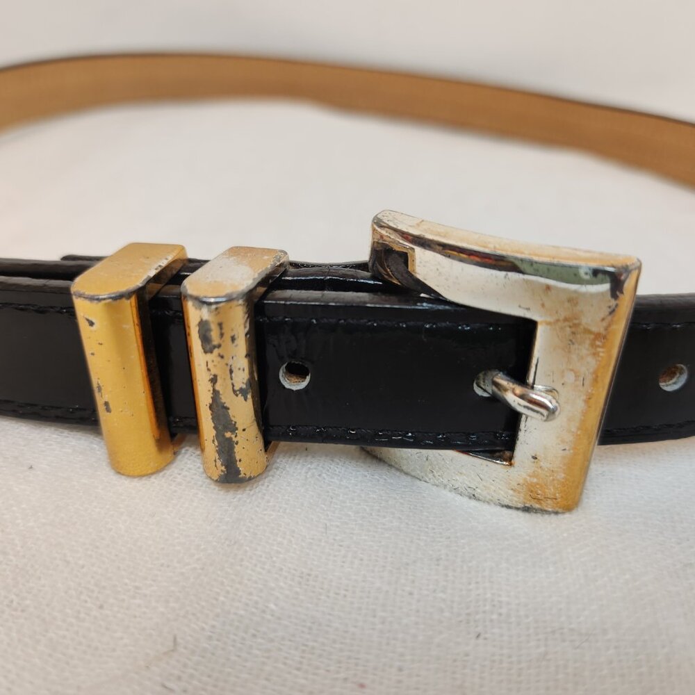 Brighton Womens Medium Black Leather Basic Waist … - image 2